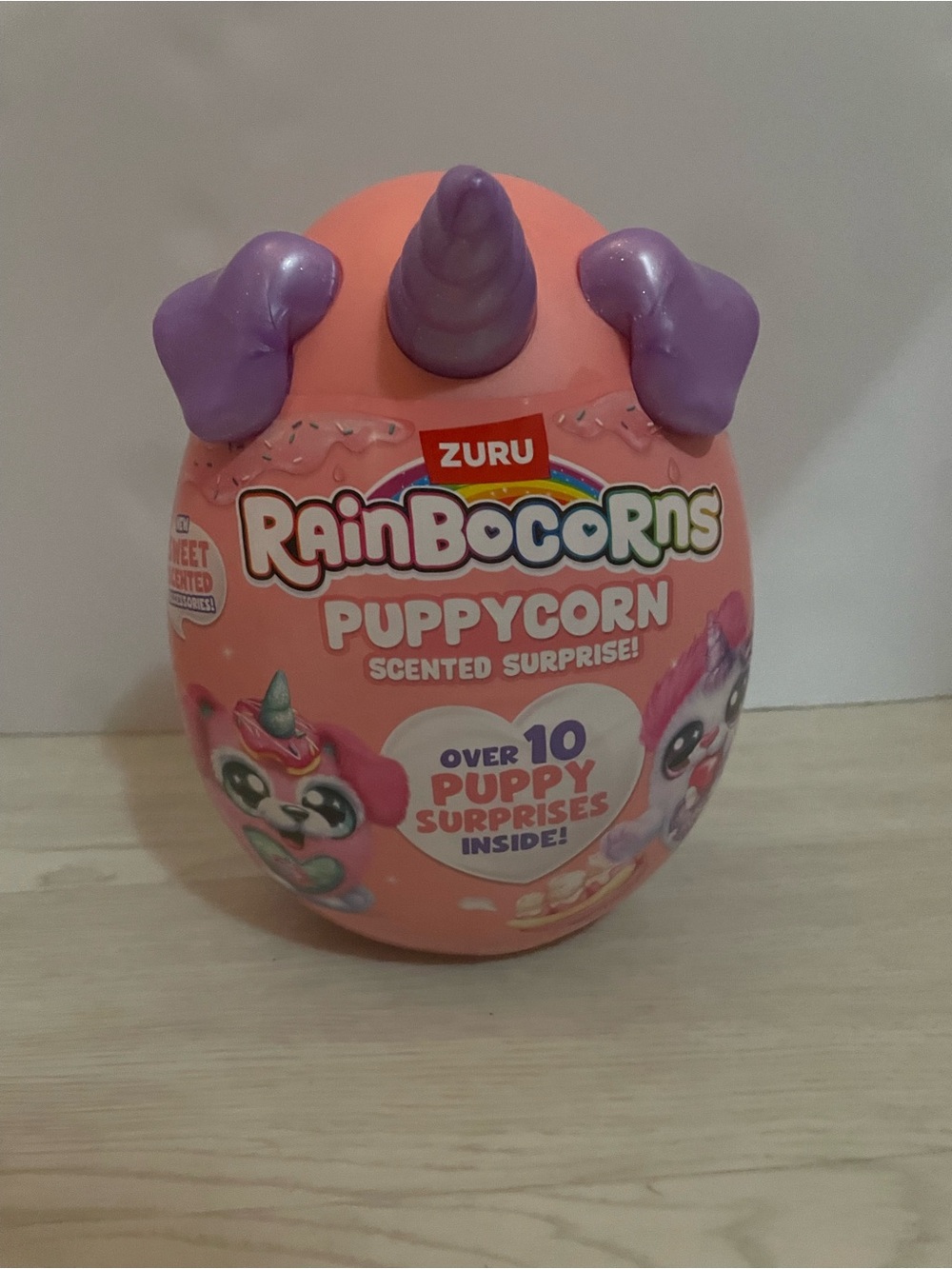 ZURU Rainbocorns Puppycorn Scented Surprise Toy - Pink & Purple